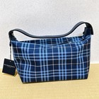 Burberry London Mini Bag Nova Check Blue Near Mint Condition
