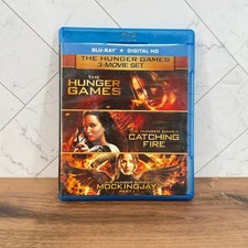 Hunger Games 3-Movie Set Blu-ray 2012-2014 Jennifer Lawrence Josh Hutcherson VGC