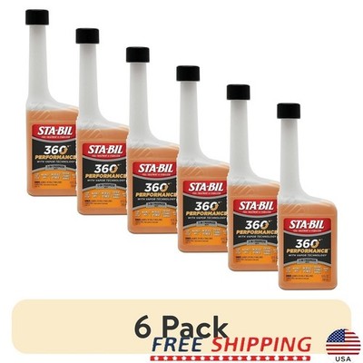 6 Pack Fuel Injector Cleaner Corrosion Protection Mileage Booster 10oz New