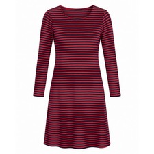 Madewell Sorbonne Dress XS Sailor Stripe Red Blue Stretch Knit Mini