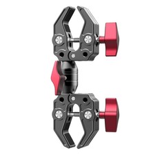 Double Head Multifunctional Crab Clamp Aluminum Alloy Super Clamp Camera Mount