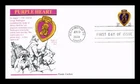 DR JIM STAMPS US COVER PURPLE HEART BADGE OF MILITARY MERIT FDC PANDA CACHET