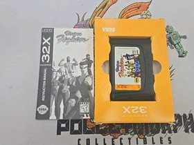 VIRTUA FIGHTER game complete in box w/ manual for SEGA 32X system