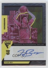 2020-21 Panini Flux Rookie Auto Influx Tyler Bey #RAI-TBY Auto 0f67