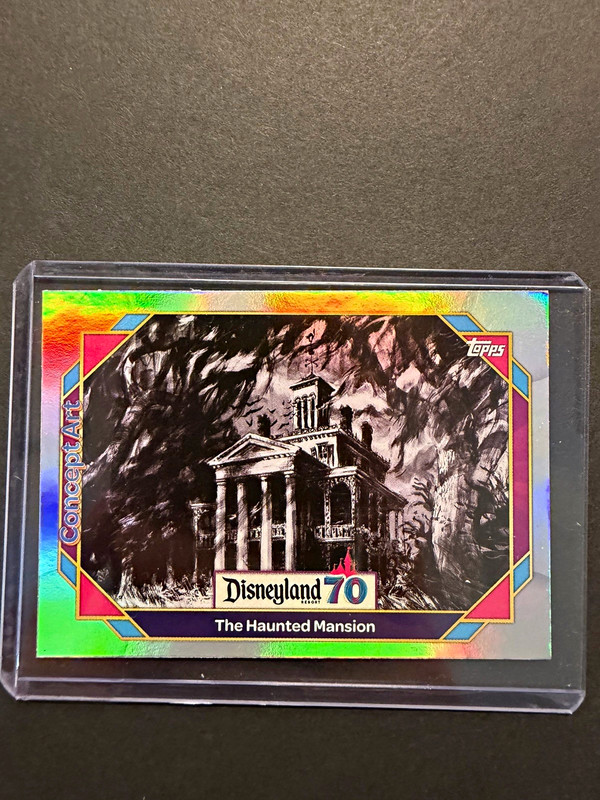 2025 Topps Disneyland 70 Concept Art Insert #124 The Haunted Mansion
