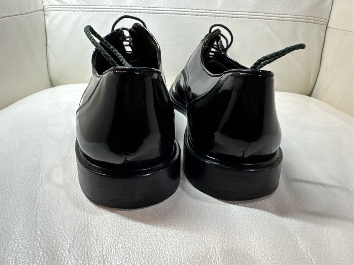 MEZLAN BLACK PATENT LEATHER SHOES MENS SZ 10.5 OPERA TUXEDO FORMAL DRESS OXFORDS Mezlan Patent Leather Dress Shoes for Men for sale | eBay main image 4