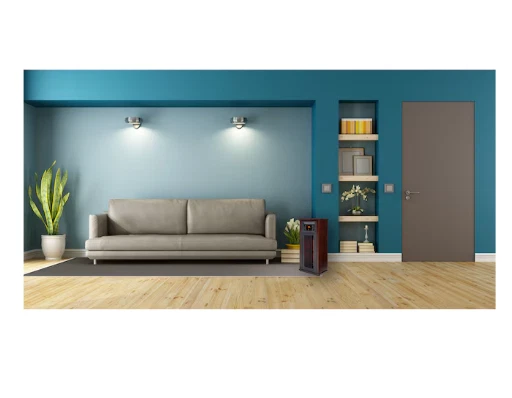 Utilitech 1500 vatios torre infrarroja interior calentador de espacio eléctrico con termostato Foto 3 de 4