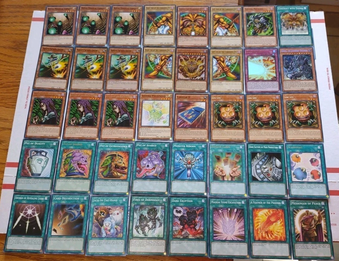 yugioh exodia deck ebay The Forbidden One may be 1st or Unlimited Edition Exodia Konami Yu-Gi-Oh! TCG Common