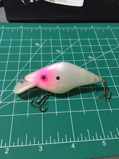 VINTAGE DISCONTINUED DOUBLE STAMPED MANN'S RAZORBACK LURE SUPERB CONDITION