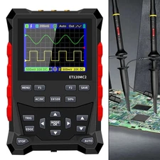 Oscilloscope with Dual Channel Design and Fast Sampling Rate of 500MSaS
