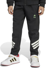 Adidas Kids Disney Mickey Mouse Pants, Black/Off White/Lime Burst, S