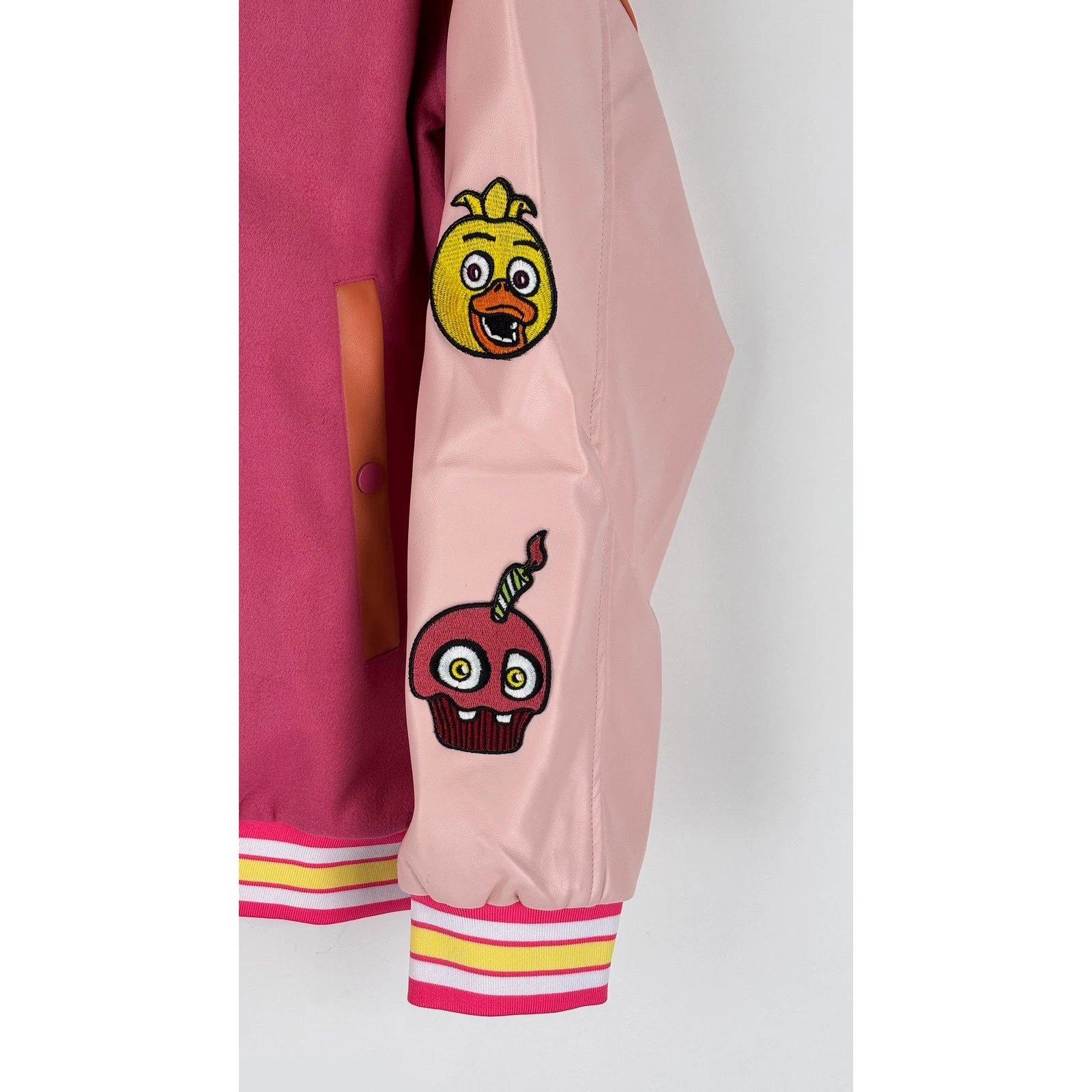Theorywear FNAF High Varsity Jacket Five Nights at Freddy Letterman Size Large - product detail image 4