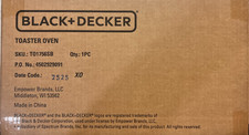 BLACK+DECKER TO1756SB 4-Slice Toaster Oven Even Toast with 4 Cooking Functions