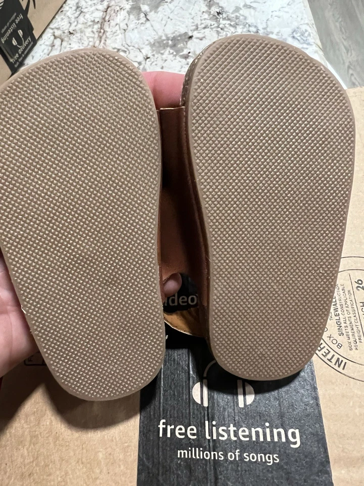 Baby Gap Brown Baby Sandals 6-12 Months - Image 3 of 4