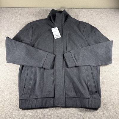 BOGNER Men's Meville Jacket Polyester Wool US Medium Dark Grey Designer $680