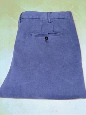 ZANELLA  PARKER  MENS NAVY CASUAL/DRESS COTTON BLEND PANTS SIZE 38/32 $295