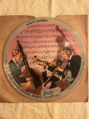 VOGUE Picture Record Charlie Shavers Quintet Dizzy s Dilemma / Funny That Way