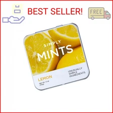 SIMPLY Mints | Lemon Breath Mints | Pack of Six (180 Pieces Total) | Zesty & Ref