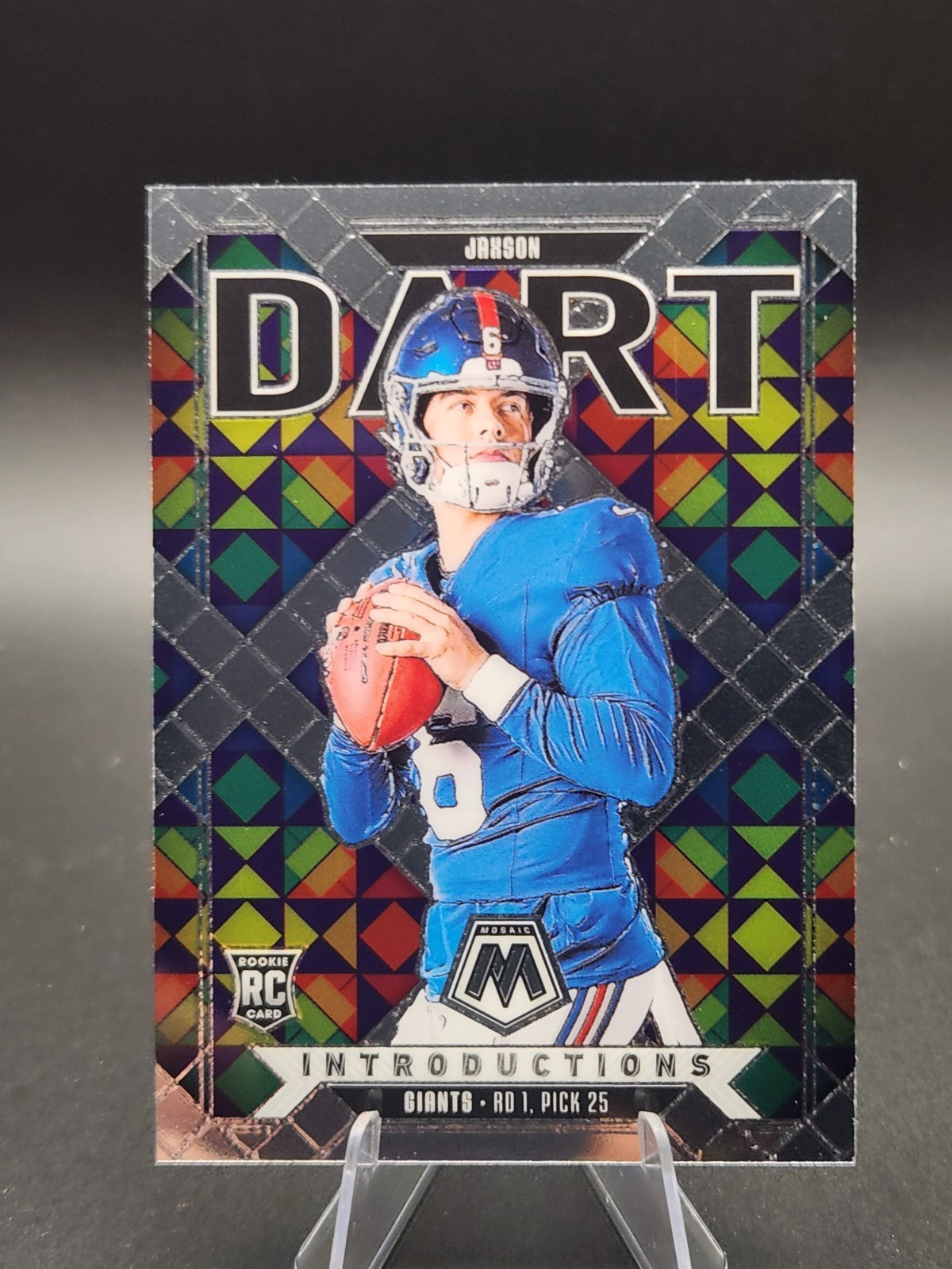 2025 Panini Mosaic Introductions Jaxson Dart (RC) Silver Prizm #2
