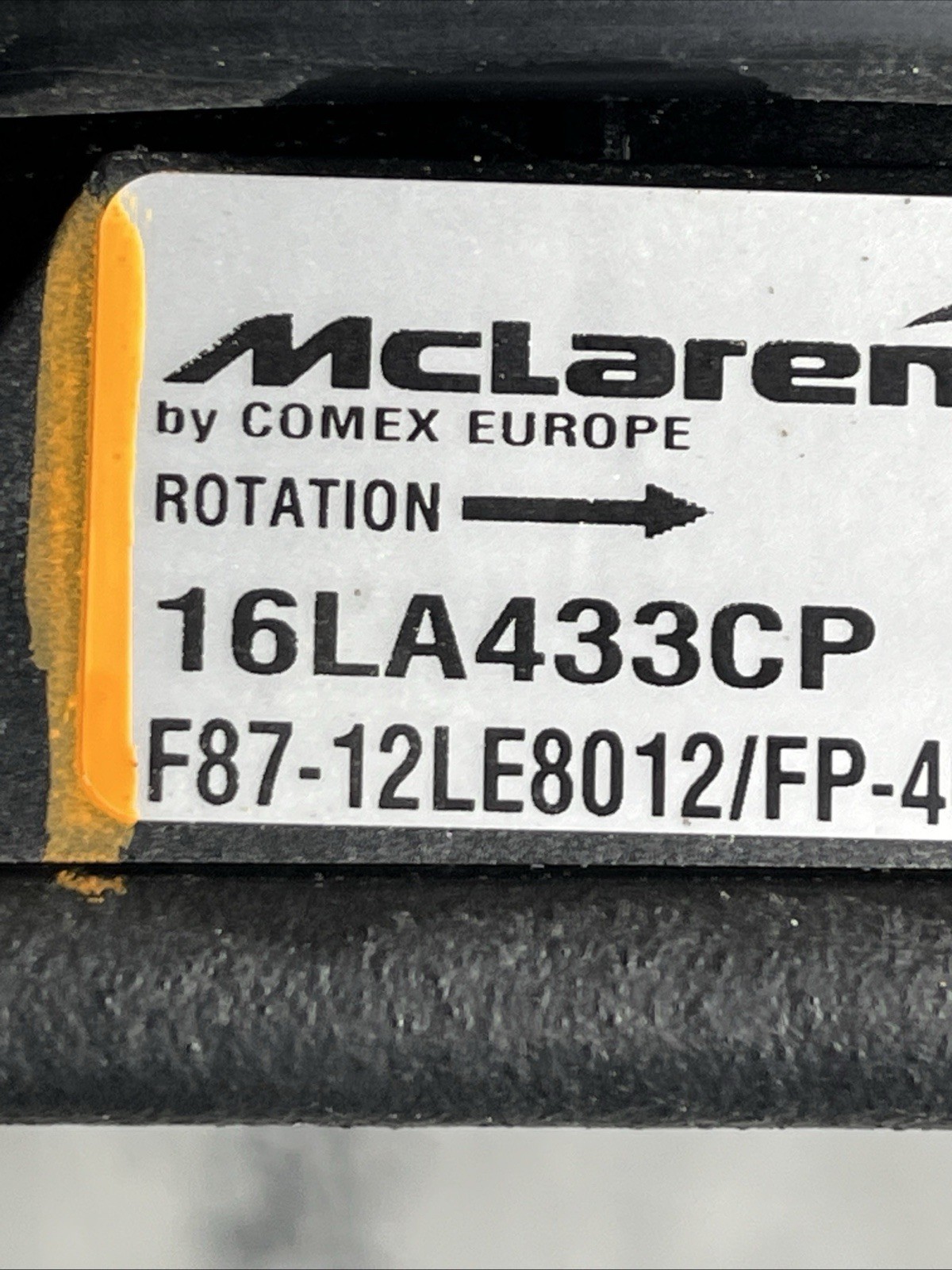 2023 2024 2025 McLaren Artura Radiator Cooling Fan Used Oem 16LA433CP