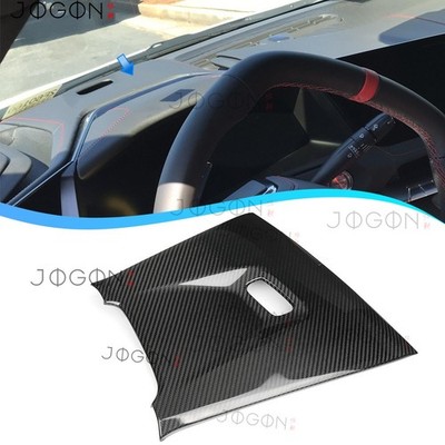 Real Carbon 3-Screen Dash Instrument Top Covers For Corvette C8 Stingray 1LT 26+