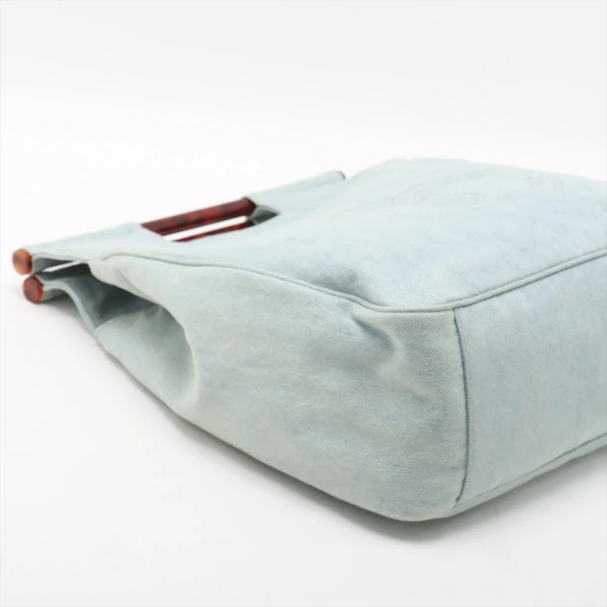 Chanel Coco Mark Denim Hand bag Blue Blue hardware 4XXXXXX thumbnail 4