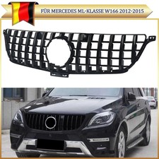 Kühlergrill Schwarz Lüftungsgitter für Mercedes ML W166 12-15 Panamericana GT