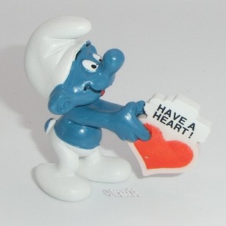 •••traxx38••• : Schlumpf Kinder Aufdruck "HAVE A HEART!" 2.0125 • MEGARAR! •