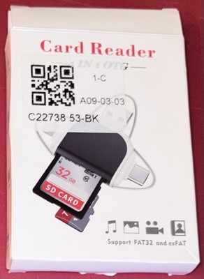  4IN1 USB 3.0 Flash Drive Micro TF Card Reader Adapter OTG Type-C iPhone Android