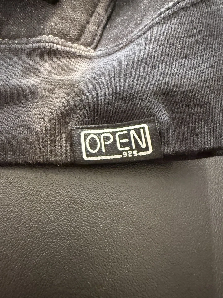 Tinte negro abierto 925 Stoney Tony X-grande Foto 2 de 4