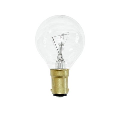 Merkur Tropfen Glühbirne 15W B15d klar 240V Kugel Glühlampe warmweiß dimmbar
