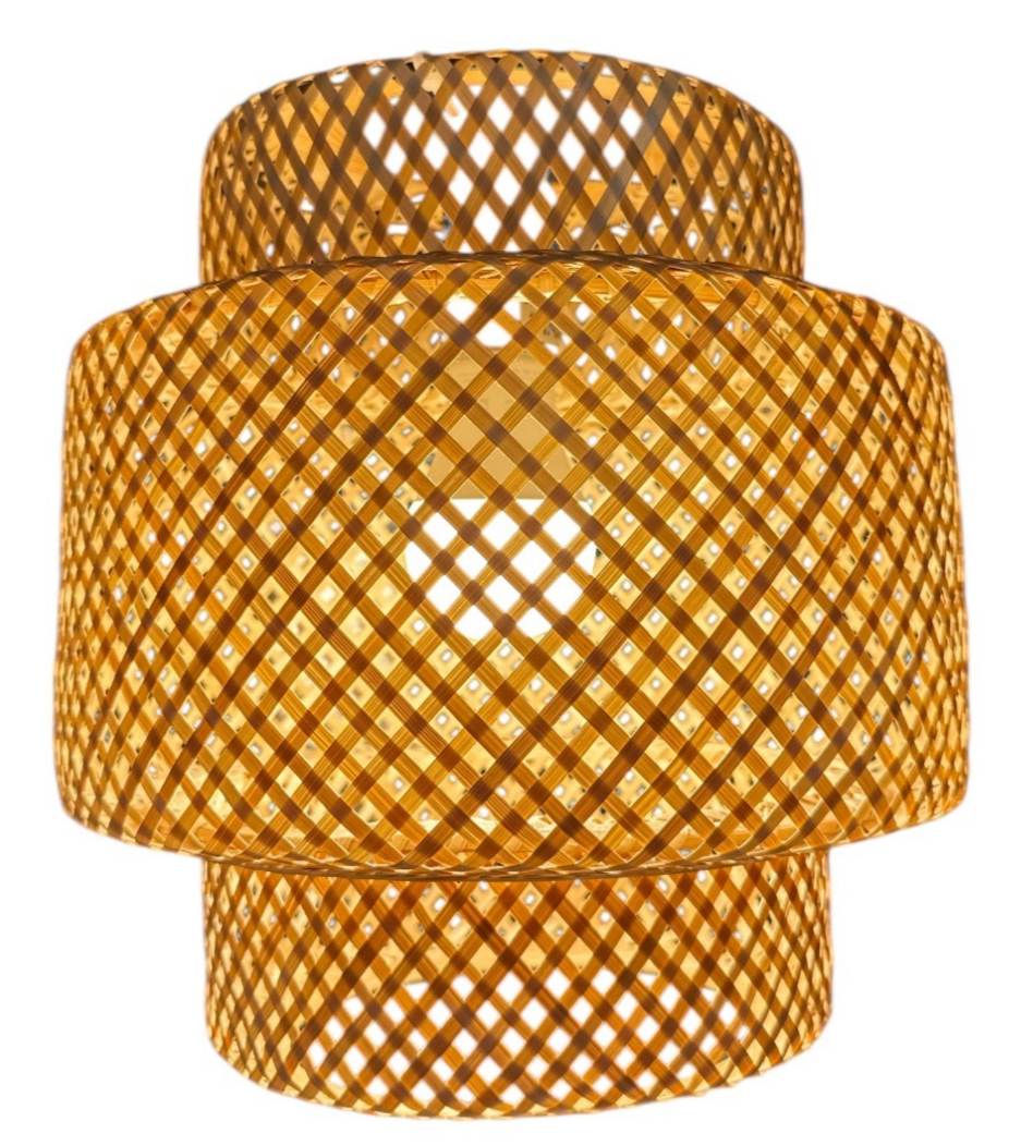 New IKEA SINNERLIG Pendant Lamp Bamboo/Handmade 11 