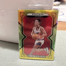 2021-22 Panini Obsidian Steve Nash Electric Etch Yellow /99