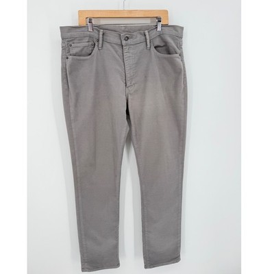 Levis 511 Slim Fit Grey Pants Mens 38x32 Stretch Cotton Twill Chino 5-Pocket
