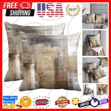Throw Pillow Covers Modern Home Art Decor, 16 x 16 Inches Set of 2 Pillow Cas...