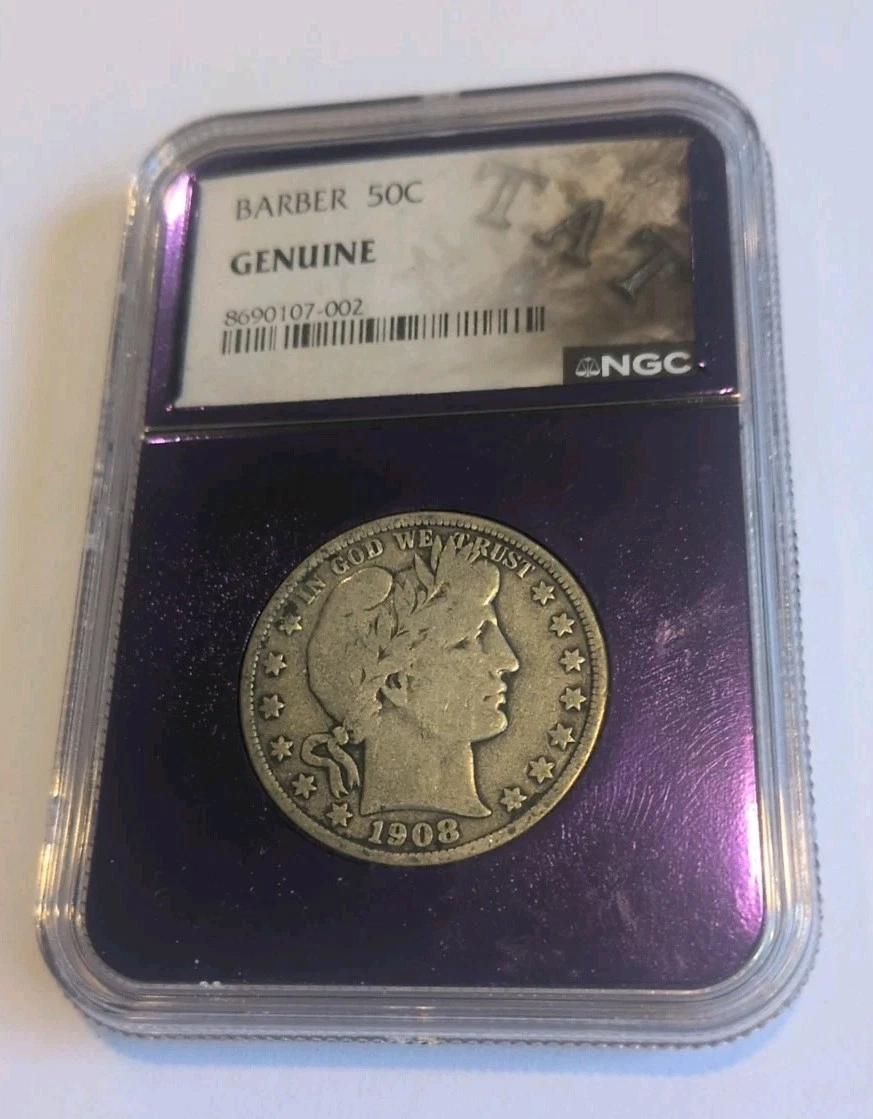 NGC 1908 Year Barber Half Dollars (1892-1915) for sale | eBay