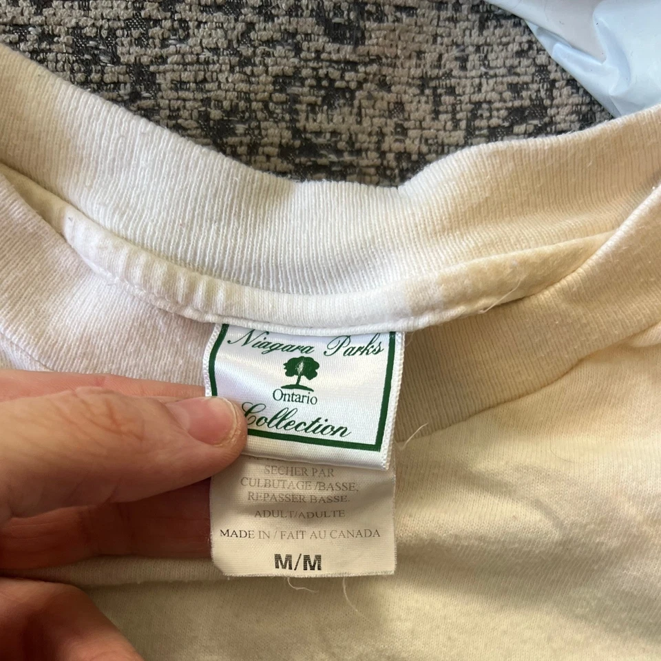 Camiseta Vintage Cataratas do Niágara Canadá Coleção Parques Ontário Lembrança M/M - Imagem 2 de 4