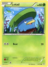 Lotad 10/160 : Common Mint/Near Mint Pokemon Card : XY05: Primal Clash
