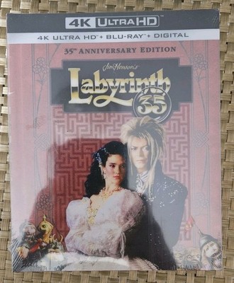 NEW Labyrinth 4K UHD Blu-ray 35th Anniversary Limited Edition Digibook Rare OOP