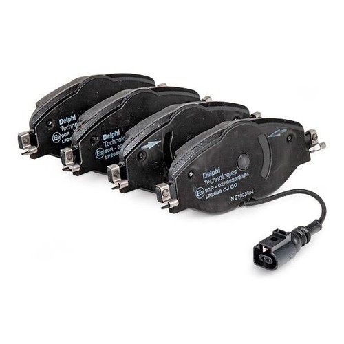 Delphi LP2698 Front Brake Pads Set Fits VW Audi Skoda Seat Models - Picture 2 of 4