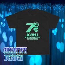 Brand New Kimi Raikkonen Famous Racer Logo T-Shirt Funny Size S to 5XL