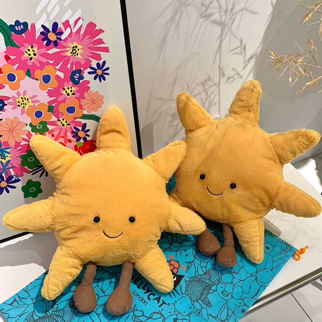  Amuseable Sun ぬいぐるみ 太陽 Sunshine Jellycat AMUSEABLE SUN BAG Plush Toy CUTE RETIRED-Christmas gifts