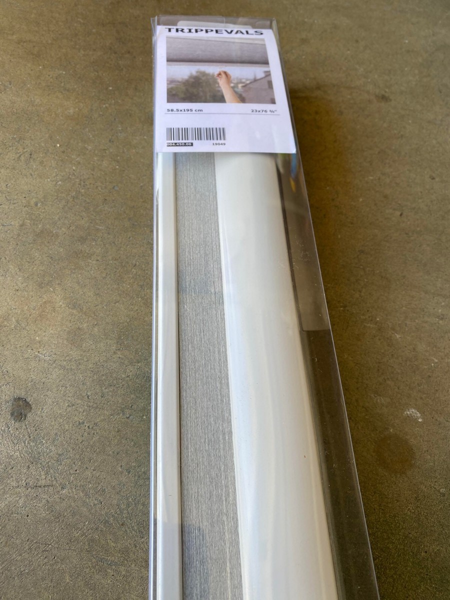 NEW IKEA TRIPPEVALS Roller Blind Shade Pull Down Privacy - White