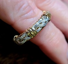 Wire Wrap Celtic Wedding Band Ring By C Paul Designs
