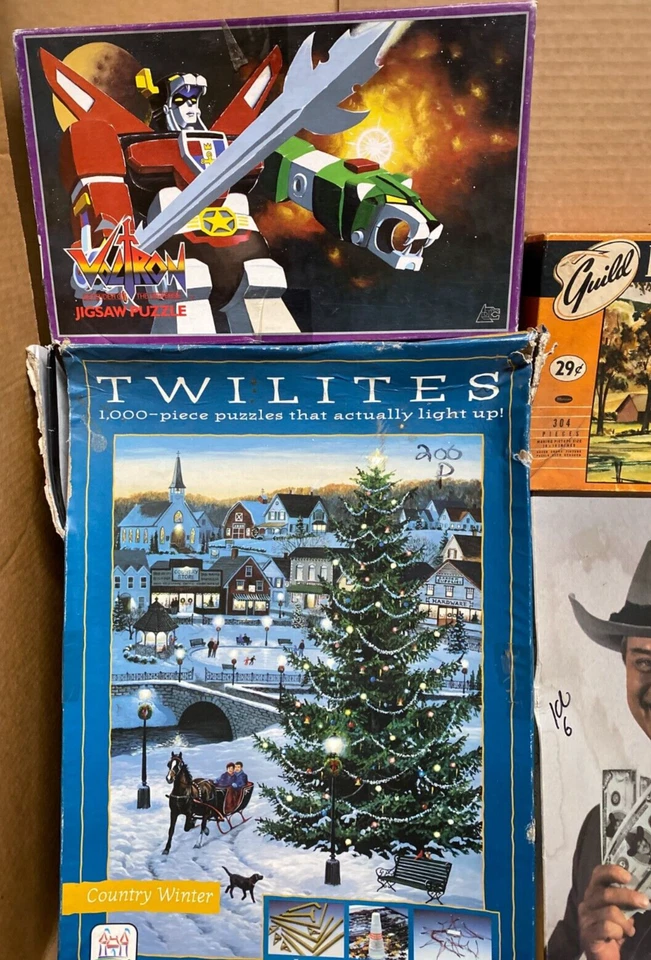 Rompecabezas de colección enorme lote Voltron HE-MAN Bigfoot Pink Panther Bullwinkle Foto 2 de 4