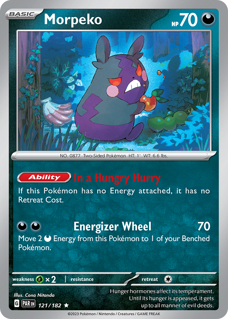 Morpeko 121/182 Rare Holo | Paradox Rift | Pokemon Card | eBay