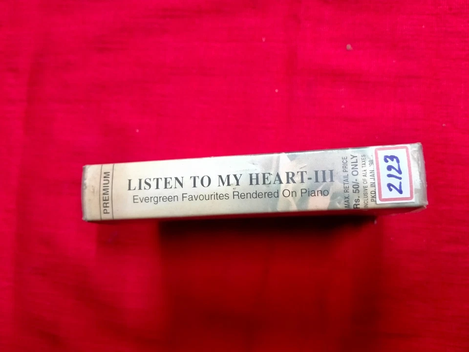 Archies Listen To My Heart 3  Clamshell RARE orig CASSETTE TAPE INDIA indian - Image 2 of 4