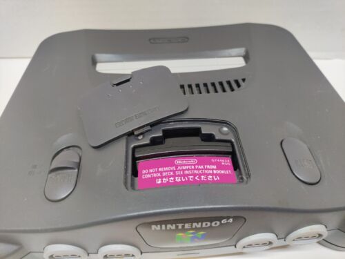 Pacchetto console di gioco di sistema Nintendo 64 N64 con controller e cavi testati dall'OEM - Foto 6 di 16