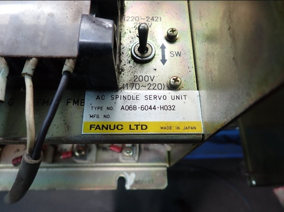 FANUC A06B-6044-H032 AC SPINDLE SERVO UNIT | eBay