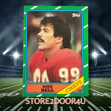 1986 Topps Football Card #309 Mike Bell - Kansas City Chiefs 